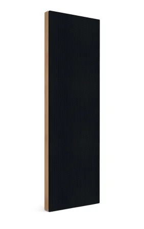 Панель Light Midnight Black, эко-кожа, черный, 2400х600х50мм