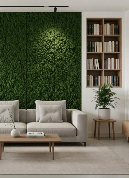 Панель Light Emerald King, мох, салатовый, 2400х600х50мм