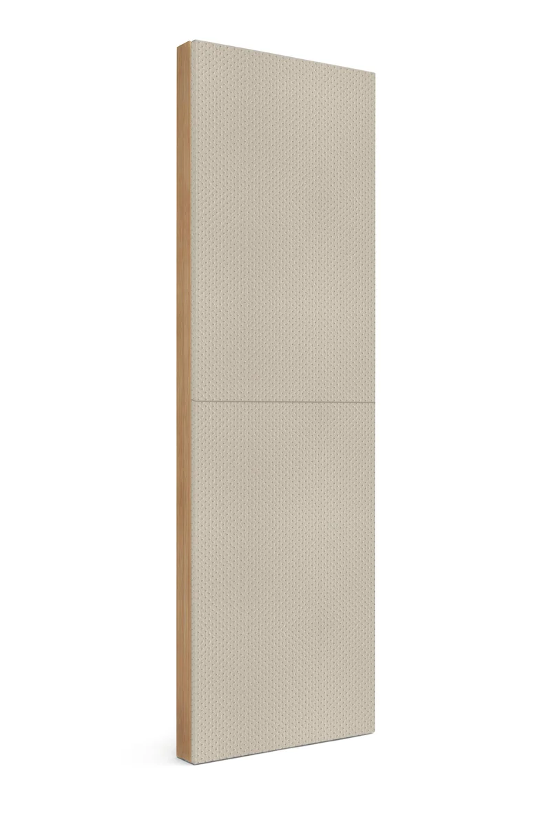 Панель Extra Creamy Silk, натуральная кожа с перфорацией, сливочный, 2400х600х70мм